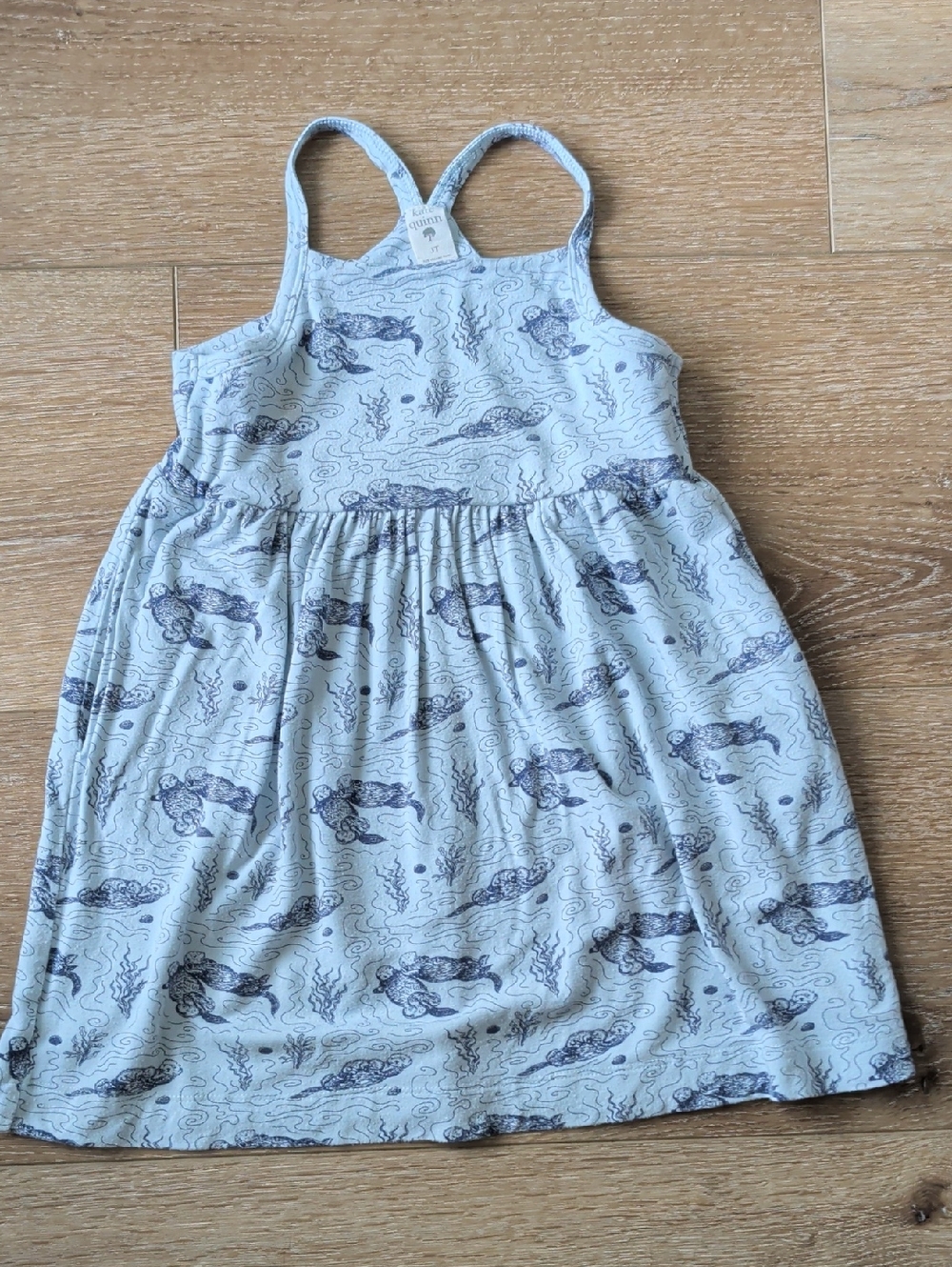 Kate Quinn Sz 3t Organic Bamboo Sea Otter Dress With Pockets